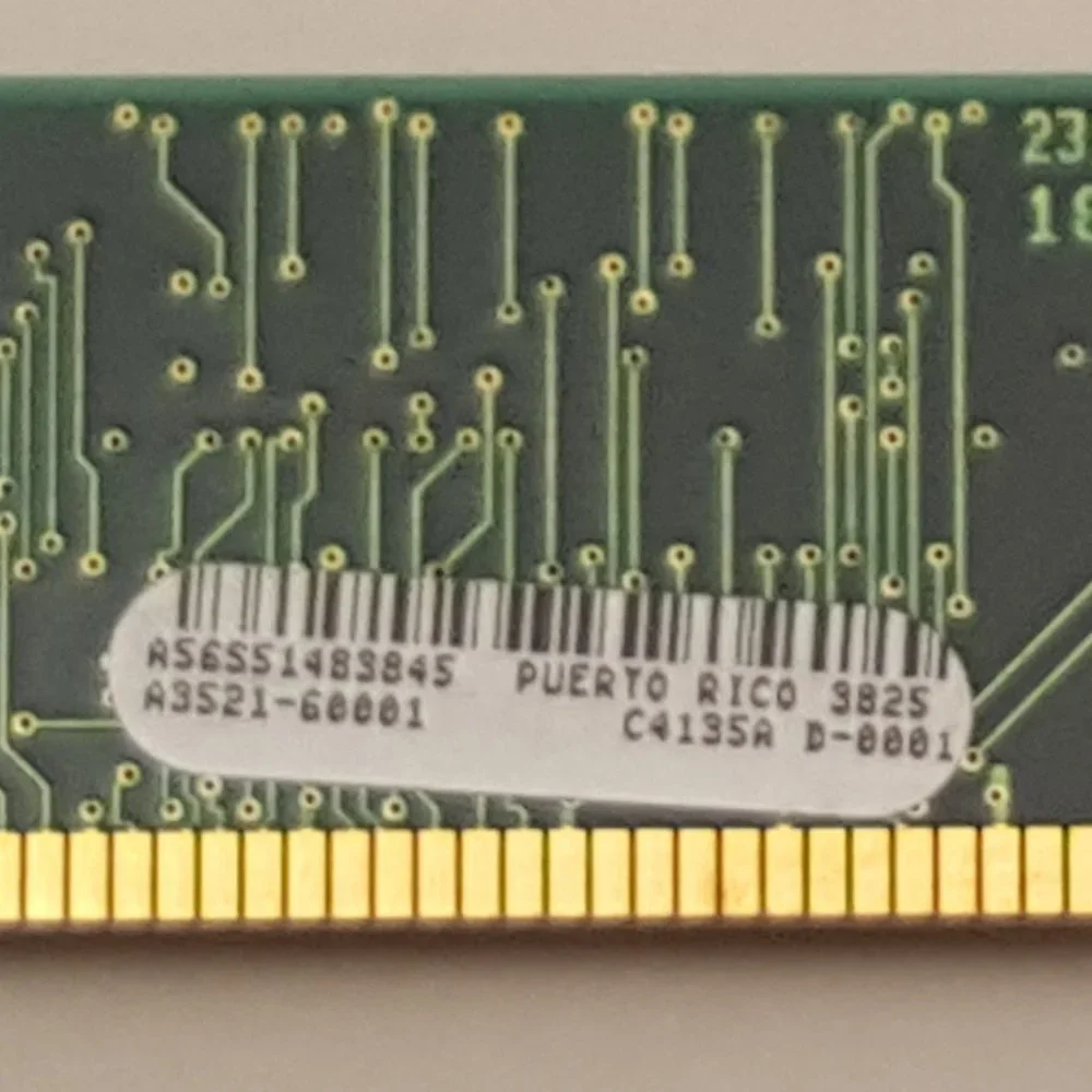 HP C4135AX 4MB 100-pin EDO DRAM DIMM from HP LJ 4000 | A3521-60001 | USED